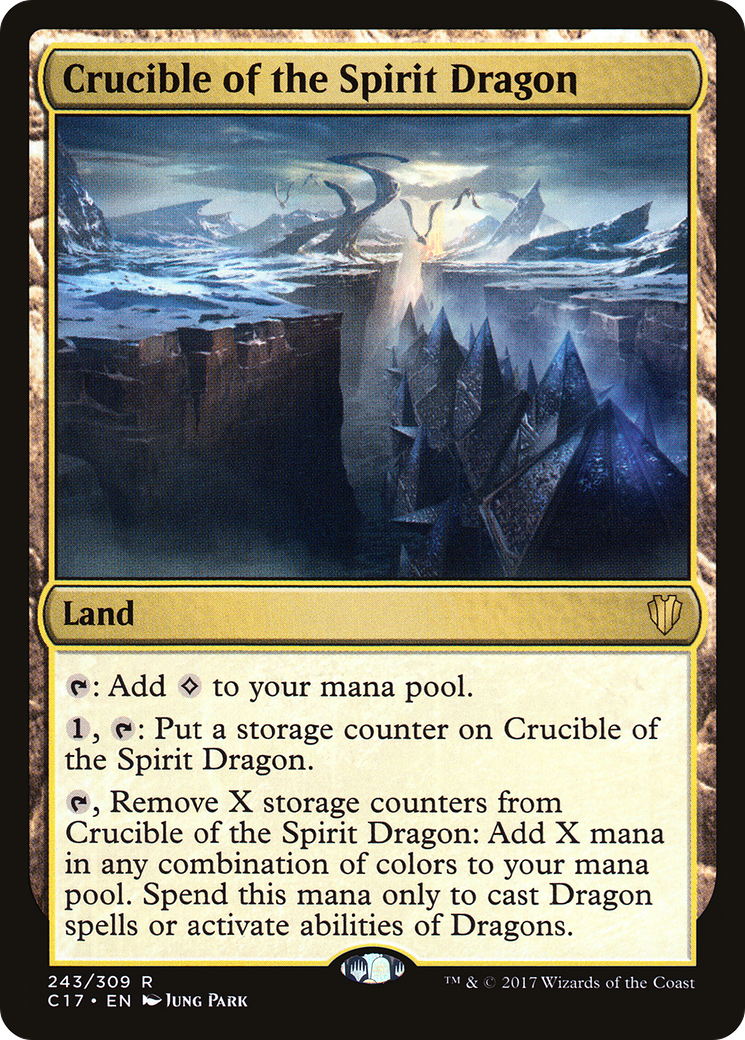 {R} Crucible of the Spirit Dragon [Commander 2017][C17 243] - Misty Mountain Games