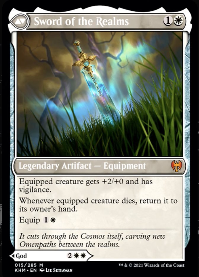 {R} Halvar, God of Battle // Sword of the Realms [Kaldheim][KHM 015]