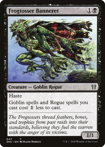 {C} Frogtosser Banneret [Zendikar Rising Commander][ZNC 043]