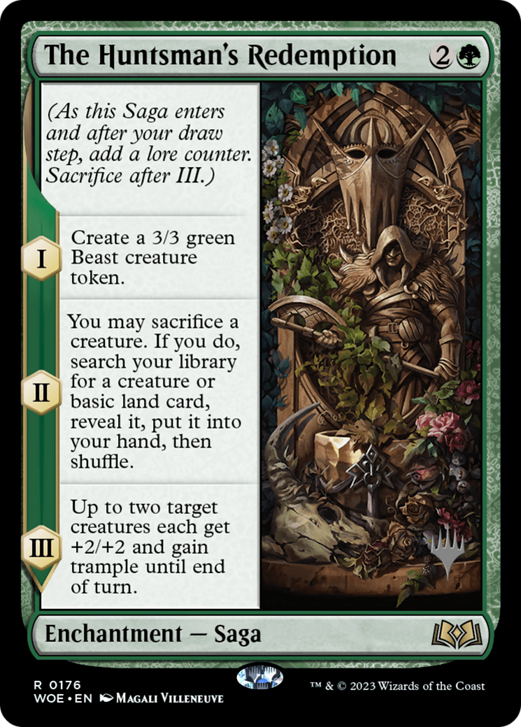 {@R} The Huntsman's Redemption (Promo Pack) [Wilds of Eldraine Promos][PP WOE 176]