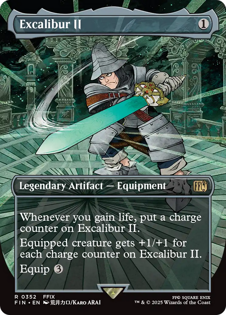 {@R} Excalibur II (Borderless) [FINAL FANTASY][FIN 352]