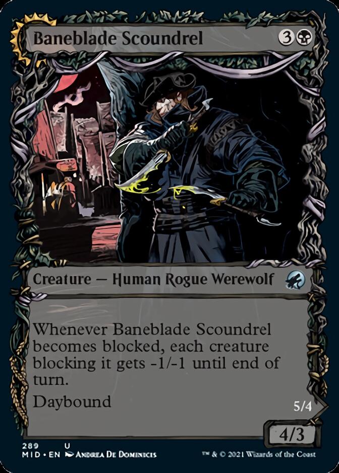 {C} Baneblade Scoundrel // Baneclaw Marauder (Showcase Equinox) [Innistrad: Midnight Hunt][MID 289]