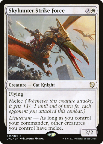 {R} Skyhunter Strike Force [Phyrexia: All Will Be One Commander][ONC 021]
