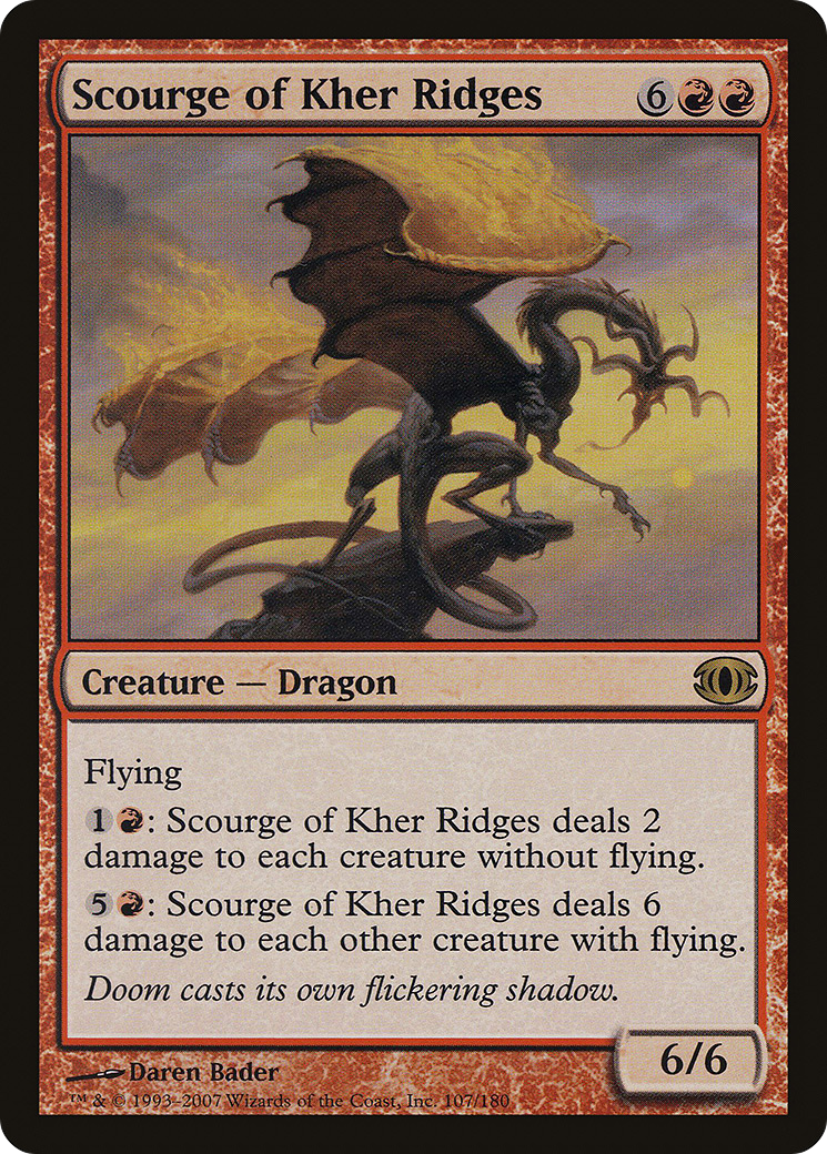 {R} Scourge of Kher Ridges [Future Sight][FUT 107] - Misty Mountain Games