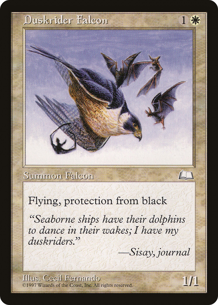 {C} Duskrider Falcon [Weatherlight][WTH 012]