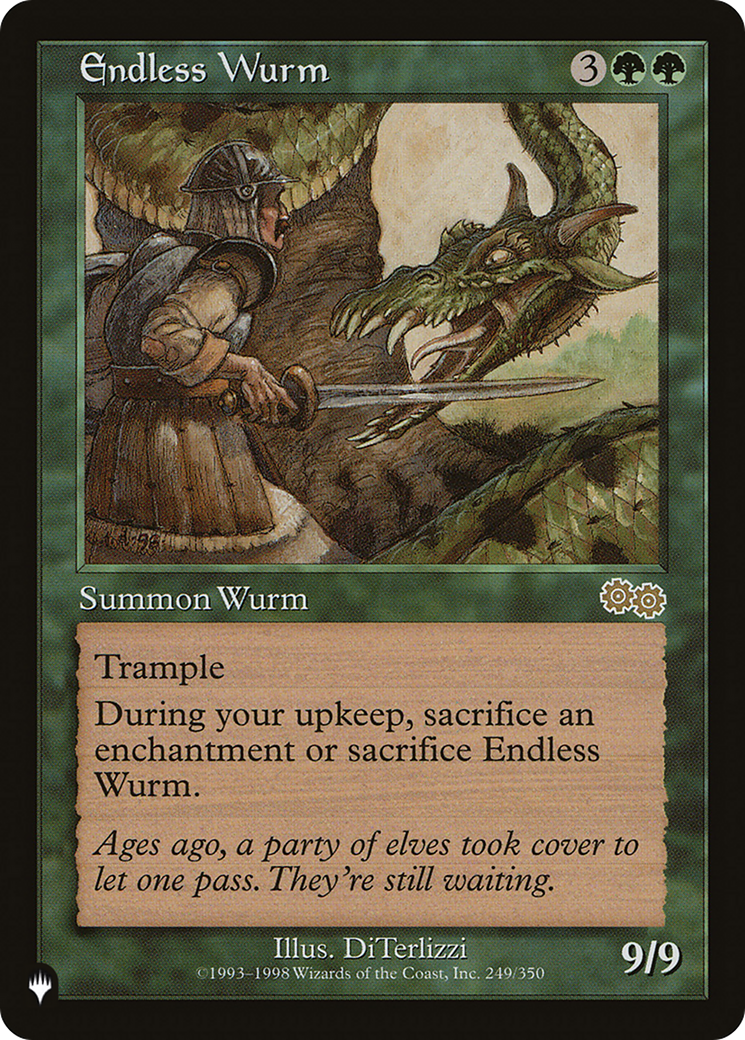 Endless Wurm [LIST USG-249]