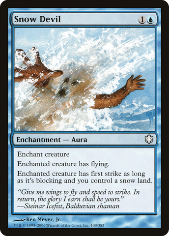 {C} Snow Devil [Coldsnap Theme Decks][CST 100]