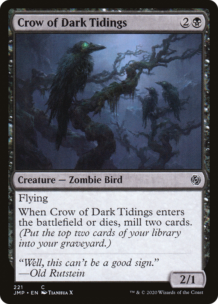 {C} Crow of Dark Tidings [Jumpstart][JMP 221]