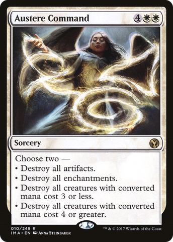 {R} Austere Command [Iconic Masters][IMA 010]