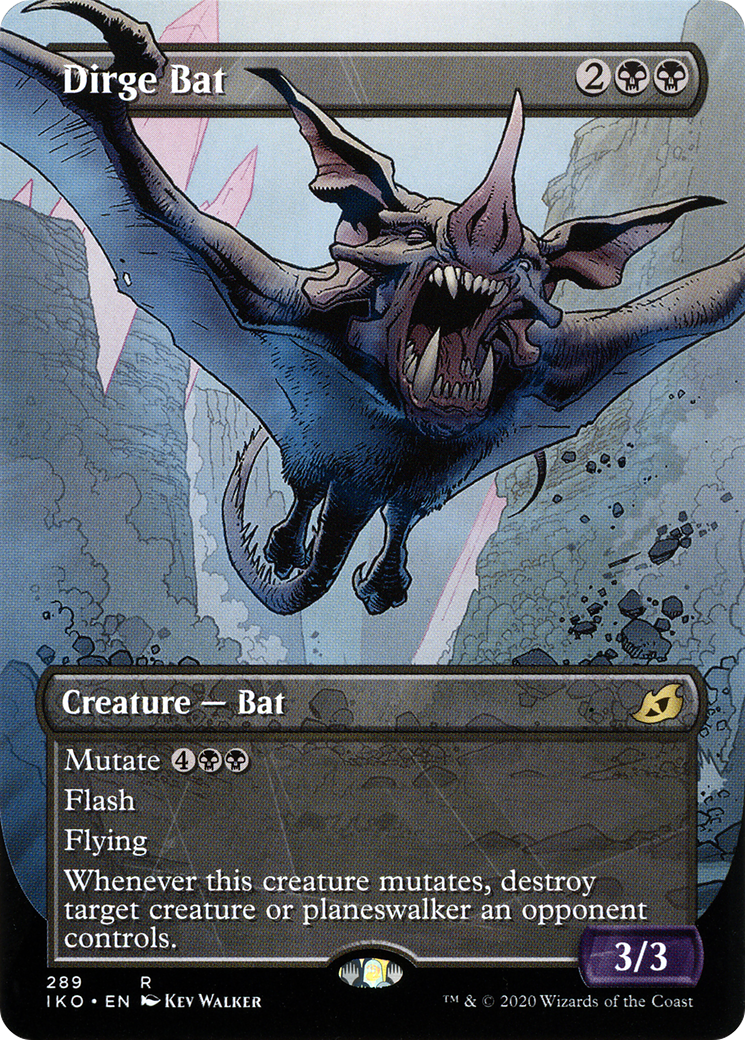 {R} Dirge Bat (Showcase) [Ikoria: Lair of Behemoths][IKO 289]
