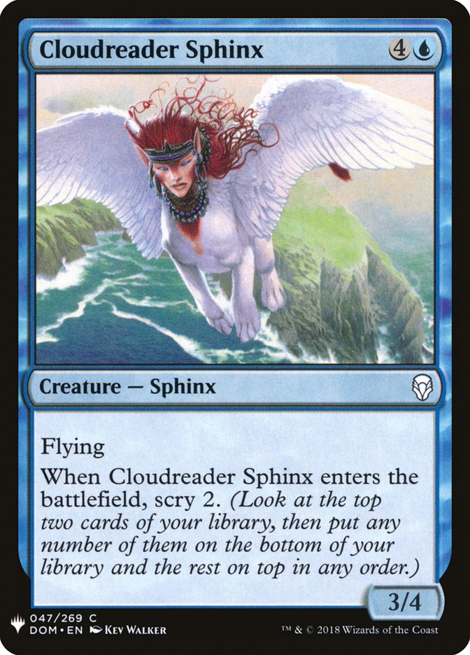 {C} Cloudreader Sphinx [Mystery Booster][MB1 DOM 047]
