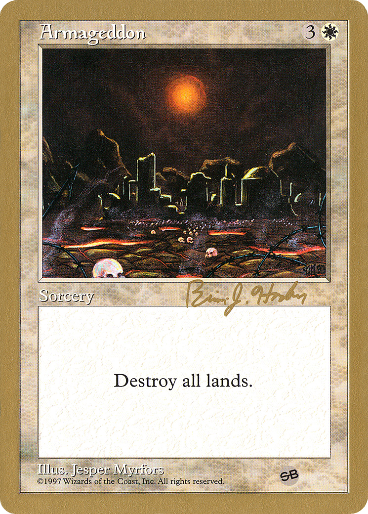 {R} Armageddon (Brian Hacker) (SB) [World Championship Decks 1998][GB WC98 BH7ASB]