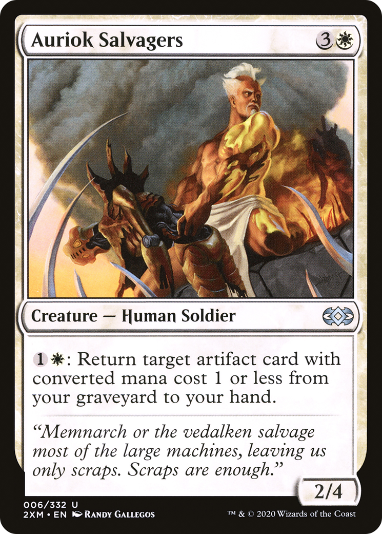 {C} Auriok Salvagers [Double Masters][2XM 006]