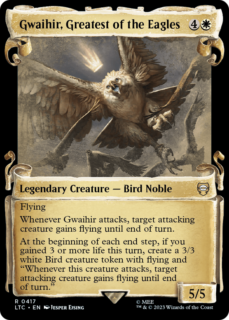 {R} Gwaihir, Greatest of the Eagles [The Lord of the Rings: Tales of Middle-Earth Commander Showcase Scrolls][LTC 417]