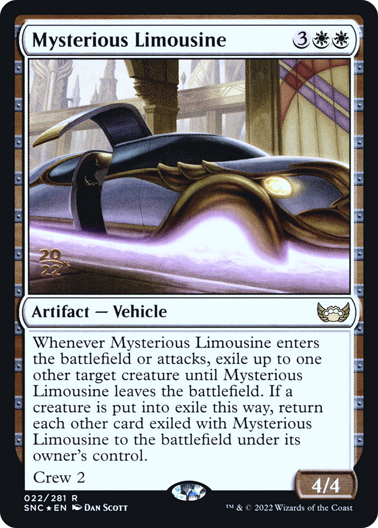 {R} Mysterious Limousine [Streets of New Capenna Prerelease Promos][PR SNC 022]