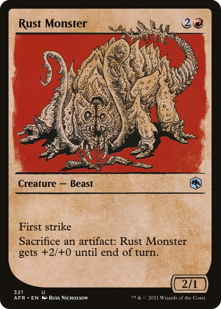 {C} Rust Monster (Showcase) [Dungeons & Dragons: Adventures in the Forgotten Realms][AFR 321]