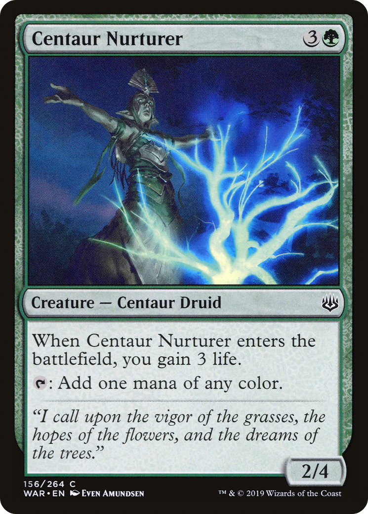 {C} Centaur Nurturer [War of the Spark][WAR 156]
