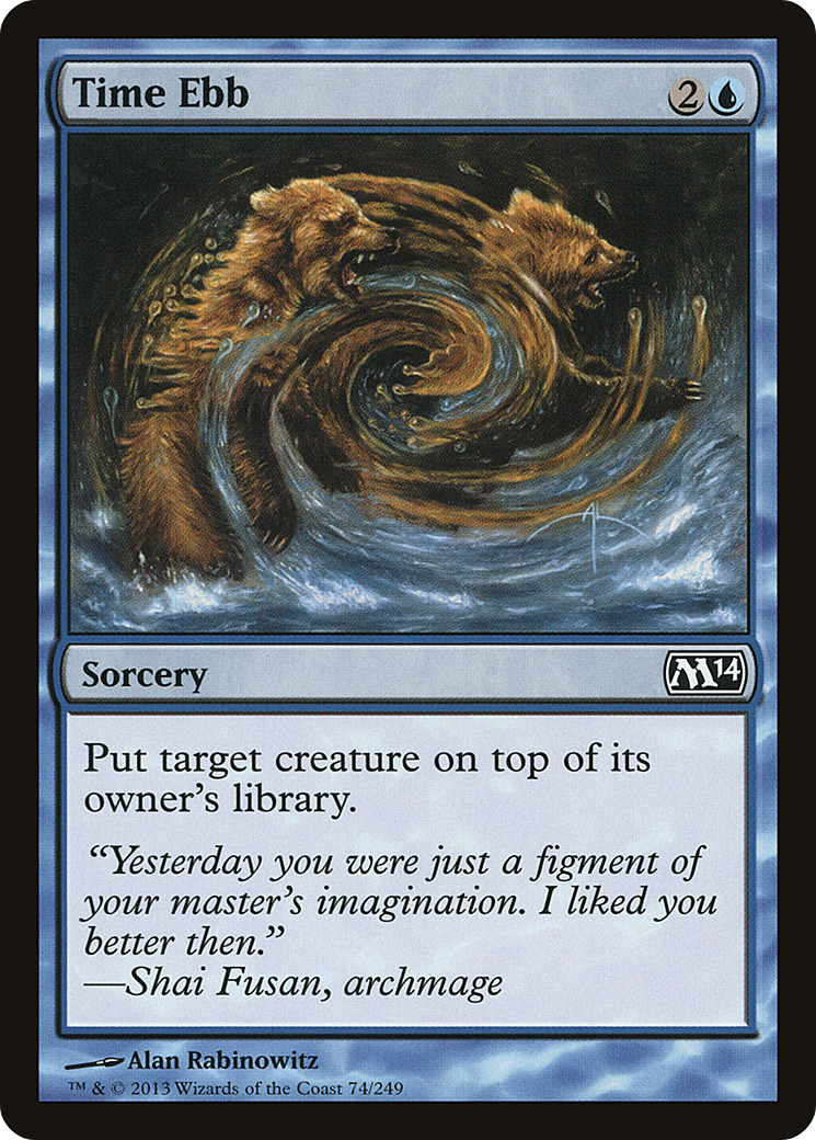 {C} Time Ebb [Magic 2014][M14 074]