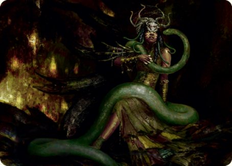 {A} Saryth, the Viper's Fang Art Card [Innistrad: Midnight Hunt Art Series][AMID 053]