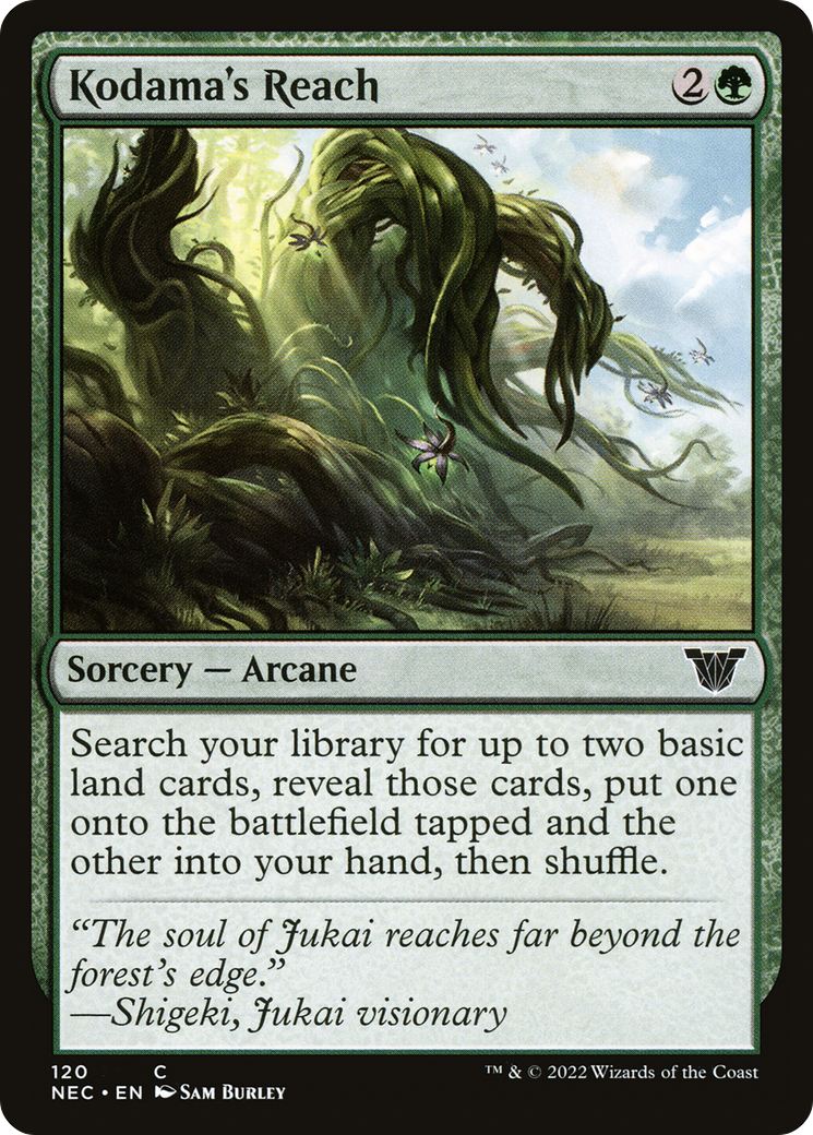 {C} Kodama's Reach [Kamigawa: Neon Dynasty Commander][NEC 120]