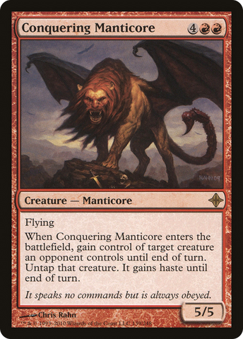 {R} Conquering Manticore [Rise of the Eldrazi][ROE 139]