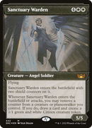 {R} Sanctuary Warden (Showcase Art Deco Foil Etched) [Streets of New Capenna][SNC 443]