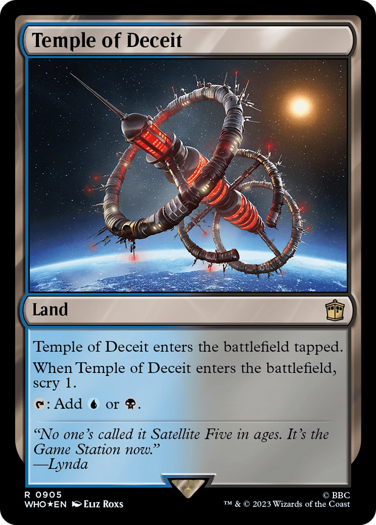 {R} Temple of Deceit (Surge Foil) [Doctor Who][WHO 905]