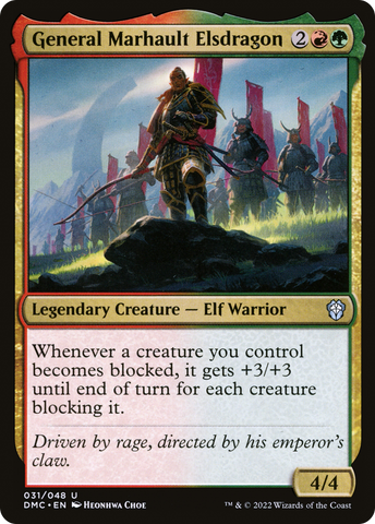 {C} General Marhault Elsdragon [Dominaria United Commander][DMC 031]