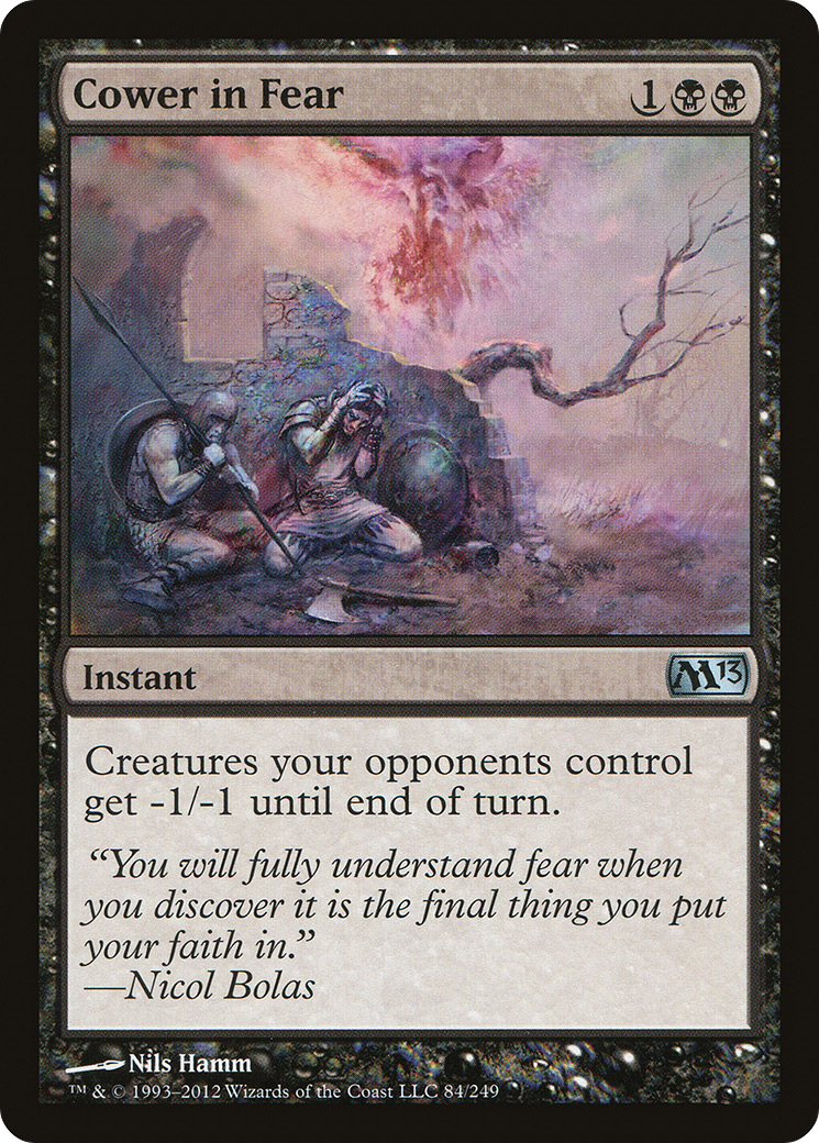 {C} Cower in Fear [Magic 2013][M13 084]