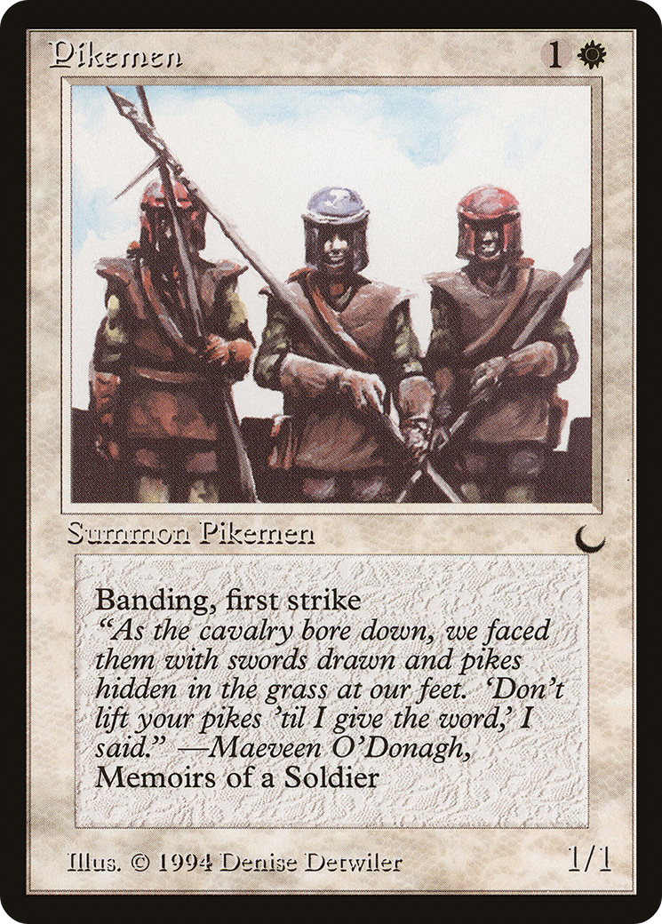 {C} Pikemen [The Dark][DRK 015]