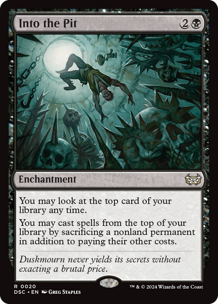 {R} Into the Pit [Duskmourn: House of Horror Commander][DSC 020]