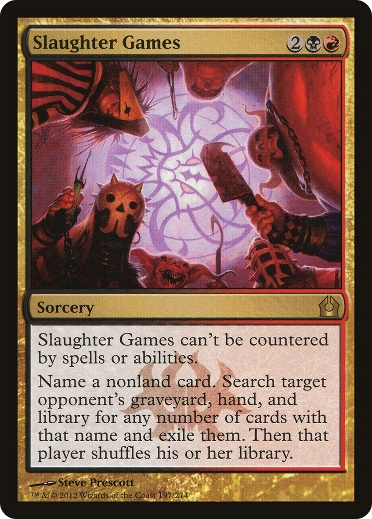 {R} Slaughter Games [Return to Ravnica][RTR 197]