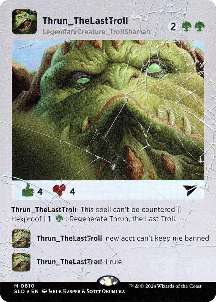 {R} Thrun, the Last Troll [Secret Lair Drop Series][SLD 810]