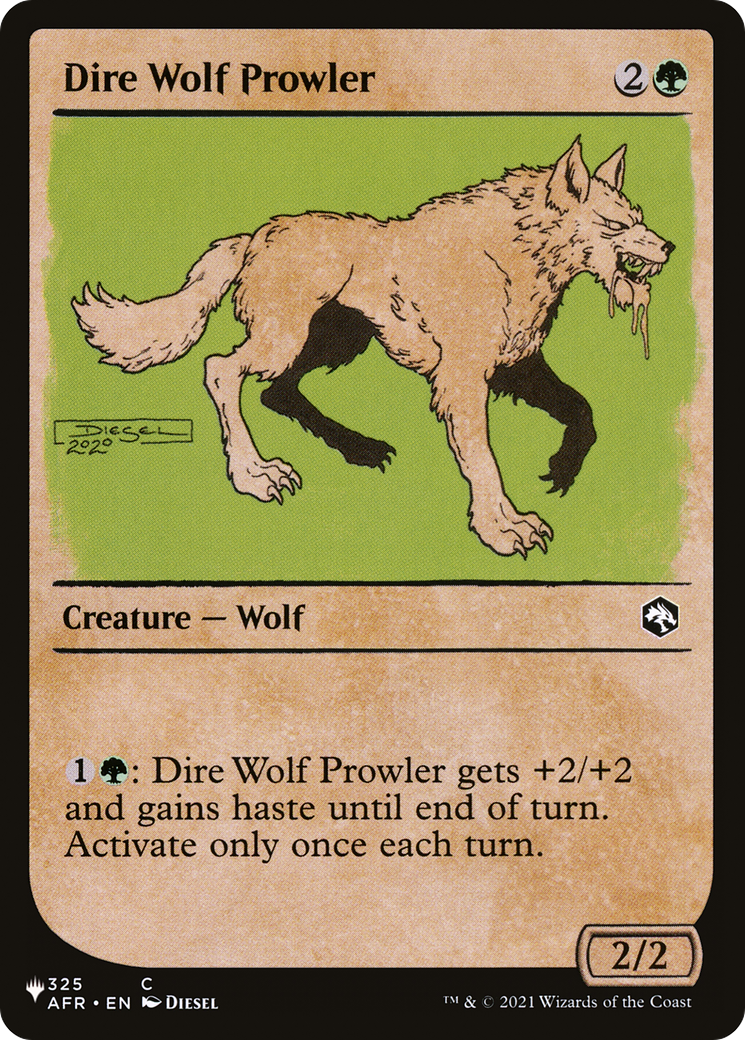 Dire Wolf Prowler [LIST AFR-325] : (Showcase)