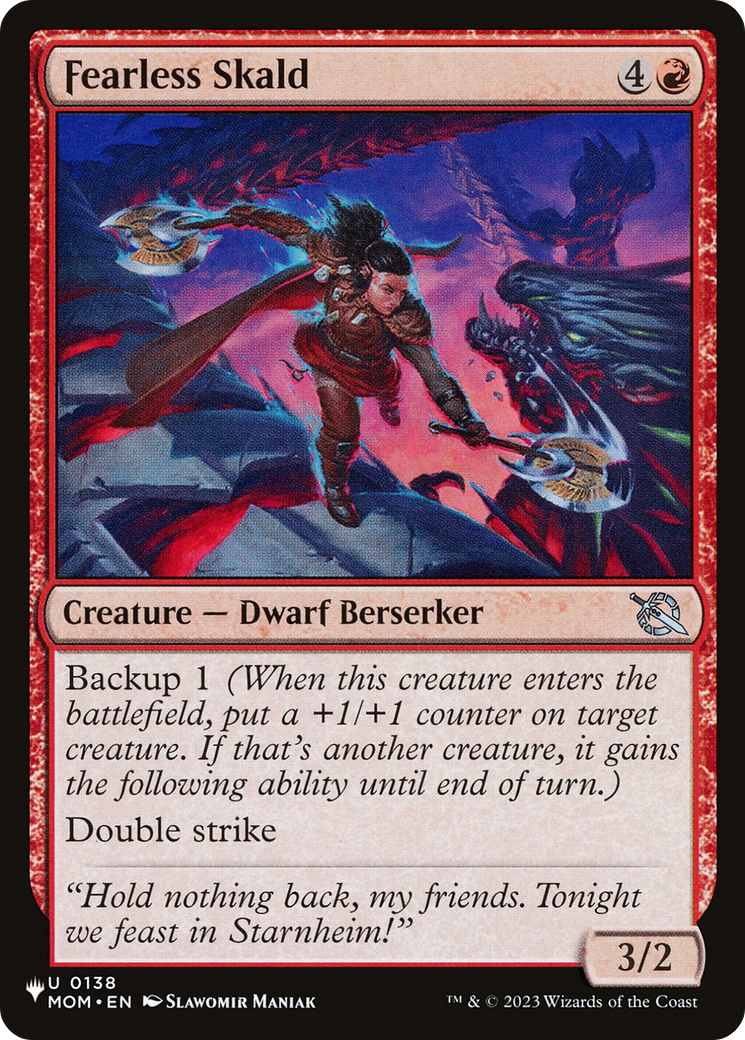 Fearless Skald [LIST 0138]