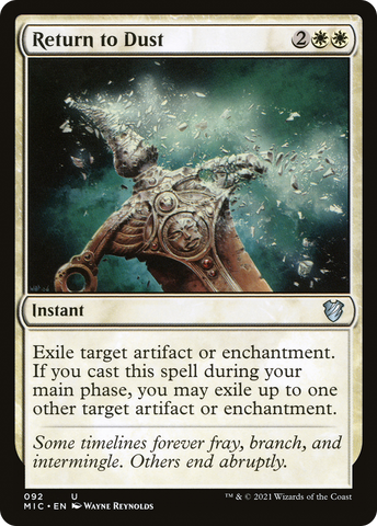 {C} Return to Dust [Innistrad: Midnight Hunt Commander][MIC 092]