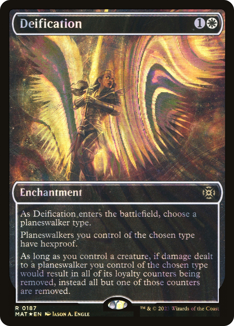 {R} Deification (Showcase Halo Foil) [March of the Machine: The Aftermath][MAT 187]