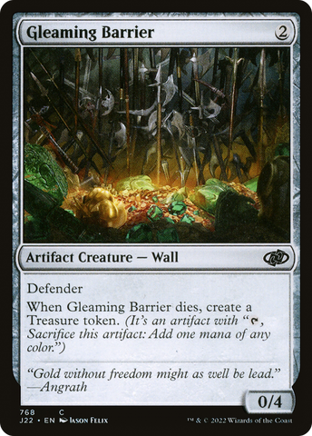 {C} Gleaming Barrier [Jumpstart 2022][J22 768]