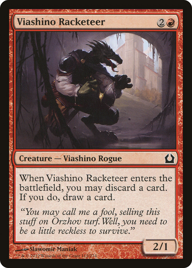 {C} Viashino Racketeer [Return to Ravnica][RTR 112]