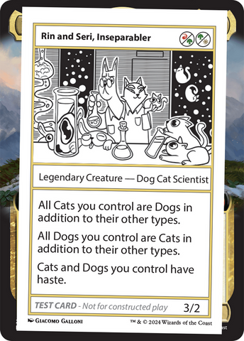 {C} Rin and Seri, Inseparabler [Mystery Booster 2 Playtest Cards][MB2 PLAYTEST]