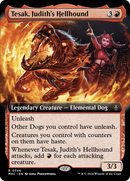 {R} Tesak, Judith's Hellhound (Extended Art) [Murders at Karlov Manor Commander][MKC 346]