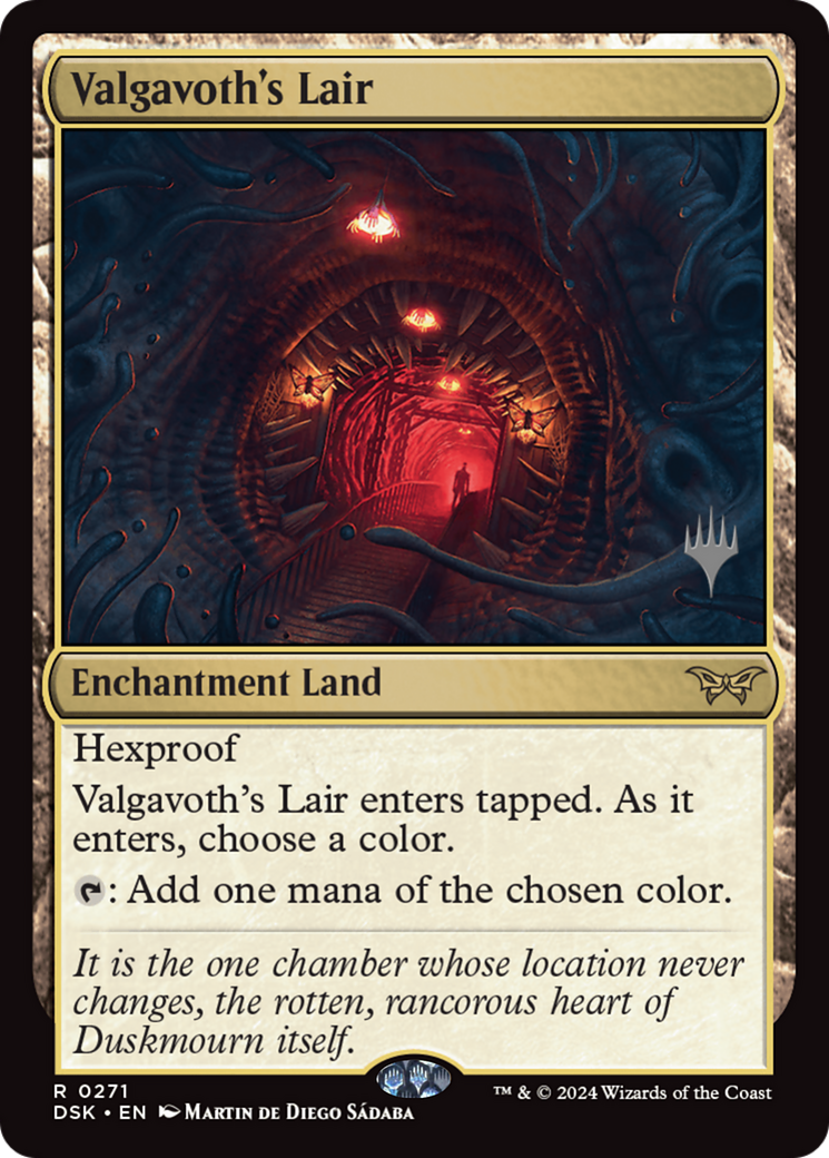 {@R} Valgavoth's Lair [Duskmourn: House of Horror Promos][PP DSK 271]