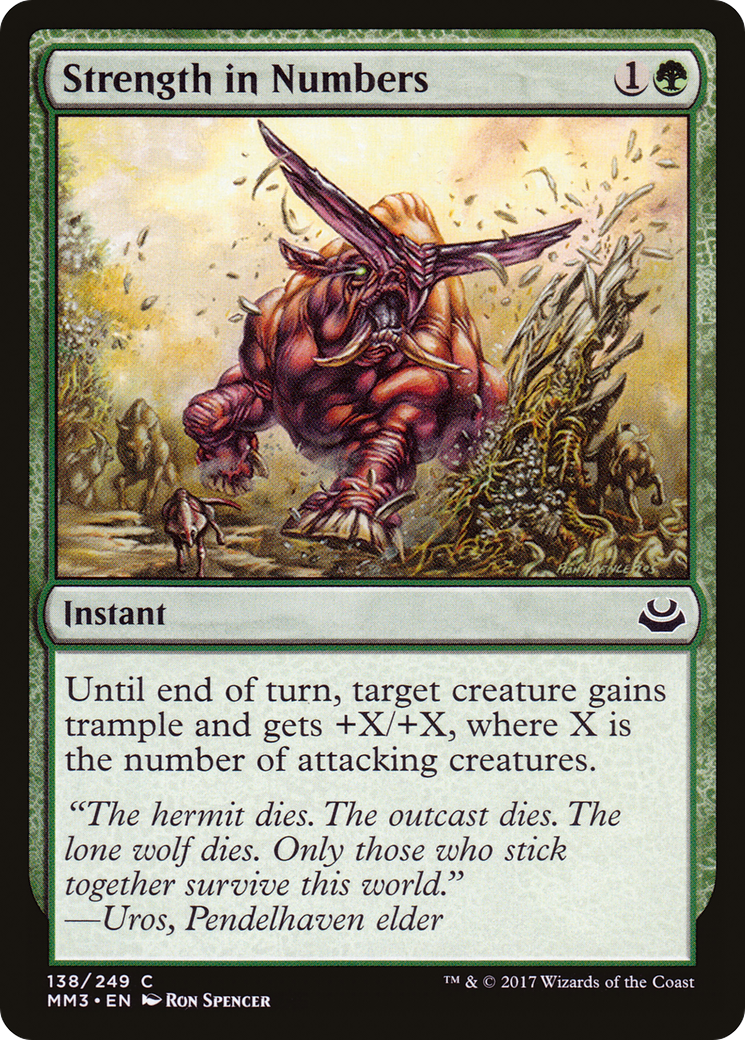 {C} Strength in Numbers [Modern Masters 2017][MM3 138]