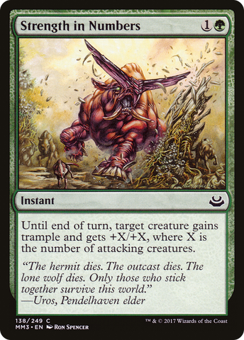 {C} Strength in Numbers [Modern Masters 2017][MM3 138]