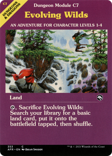 {C} Evolving Wilds (Dungeon Module) [Dungeons & Dragons: Adventures in the Forgotten Realms][AFR 353]