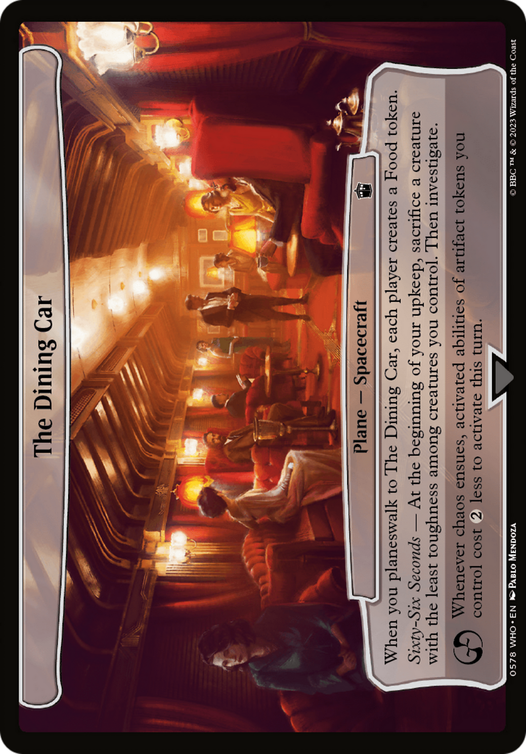 {O} The Dining Car [Planechase][OVR WHO 578]