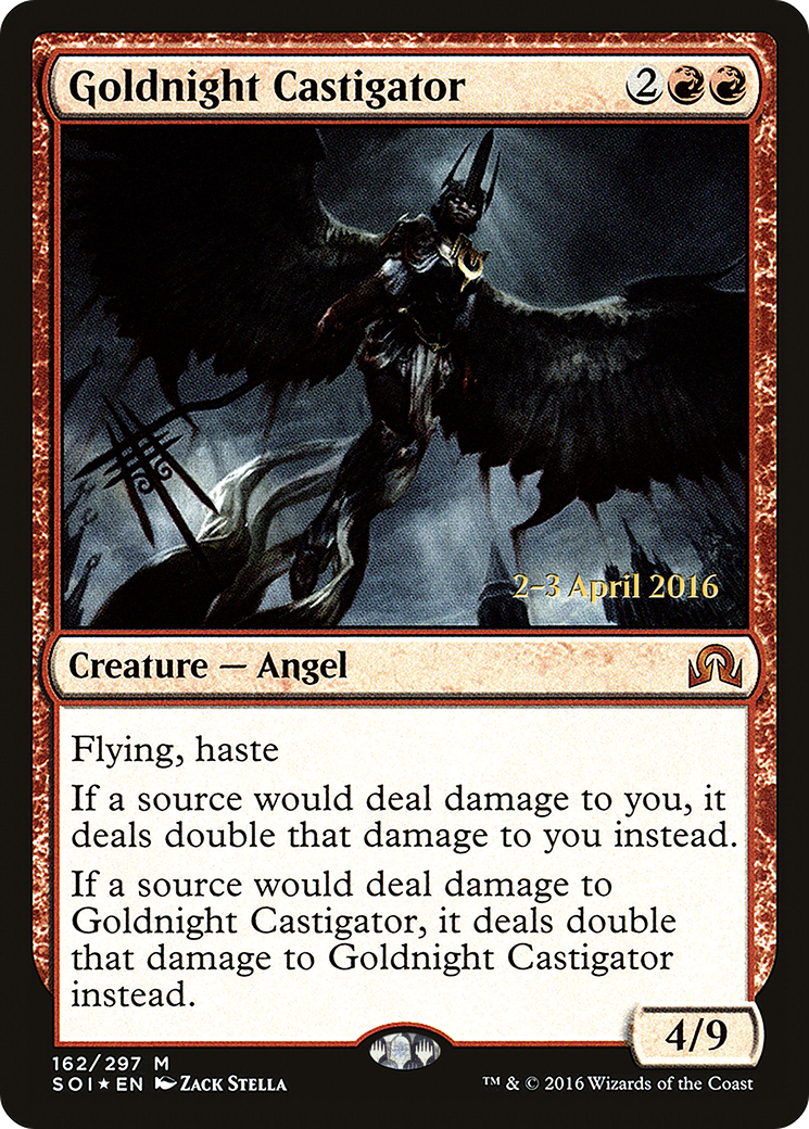 {R} Goldnight Castigator [Shadows over Innistrad Prerelease Promos][PR SOI 162]