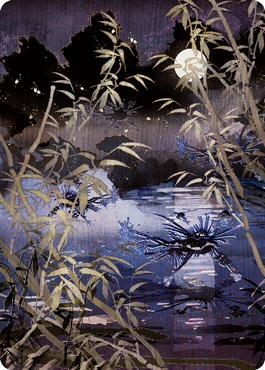 {A} Swamp Art Card [Kamigawa: Neon Dynasty Art Series][ANEO 081]