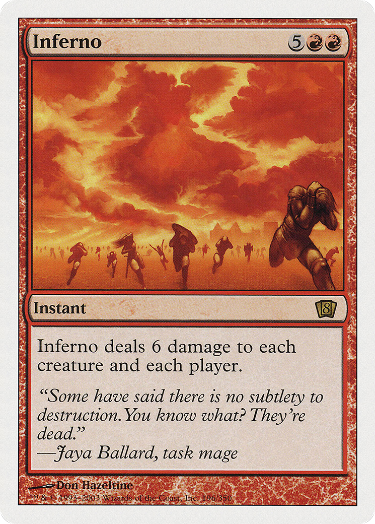 {R} Inferno [Eighth Edition][8ED 196]