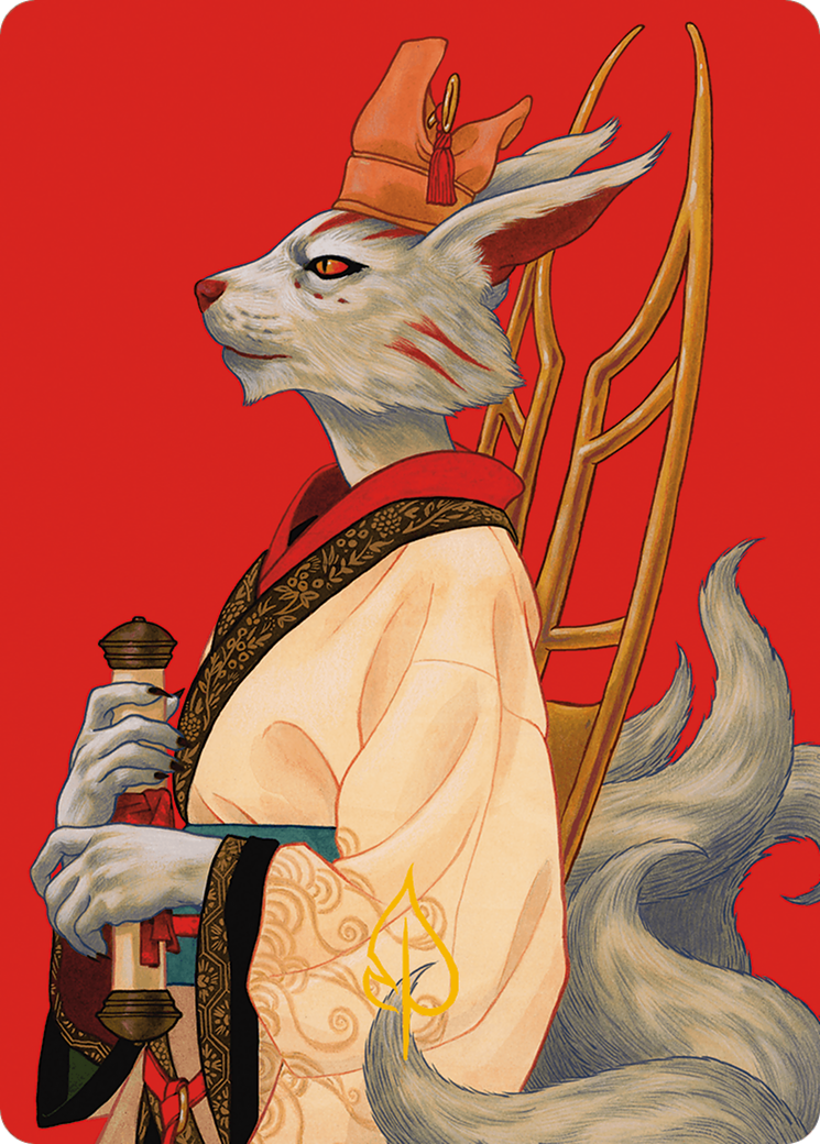 {A} Pearl-Ear, Imperial Advisor Art Card (Gold-Stamped Signature) [Modern Horizons 3 Art Series][GS AMH3 045]